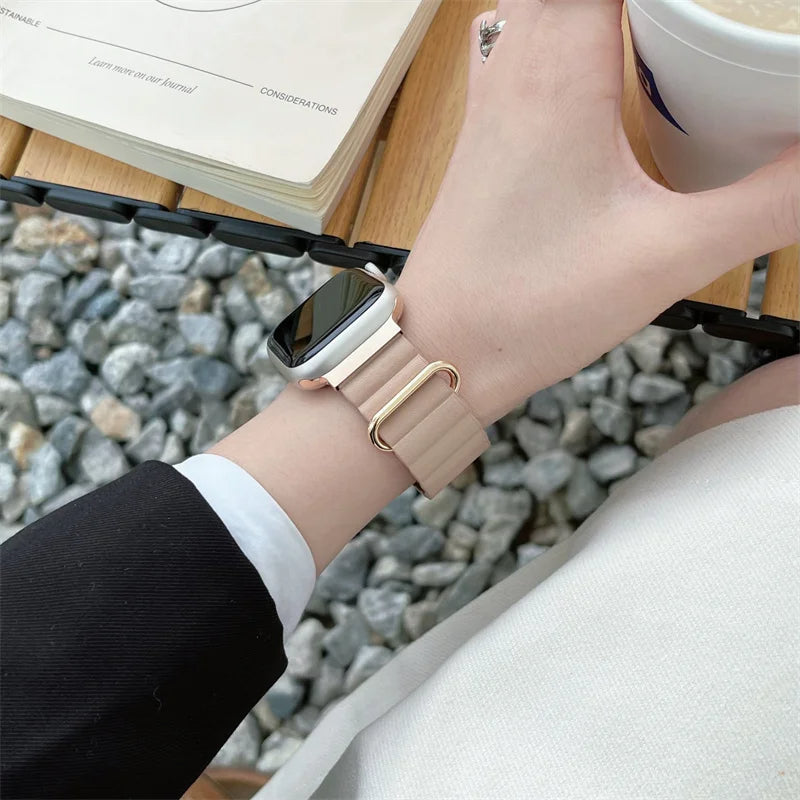 Blush Ridged Apple Watch Band