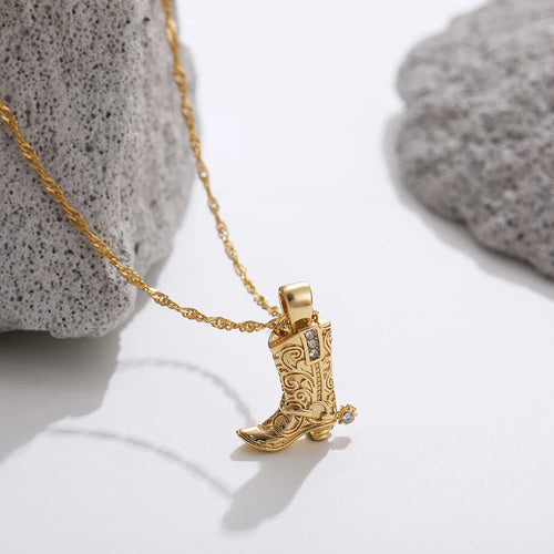 Legacy Cowgirl Boot Necklace