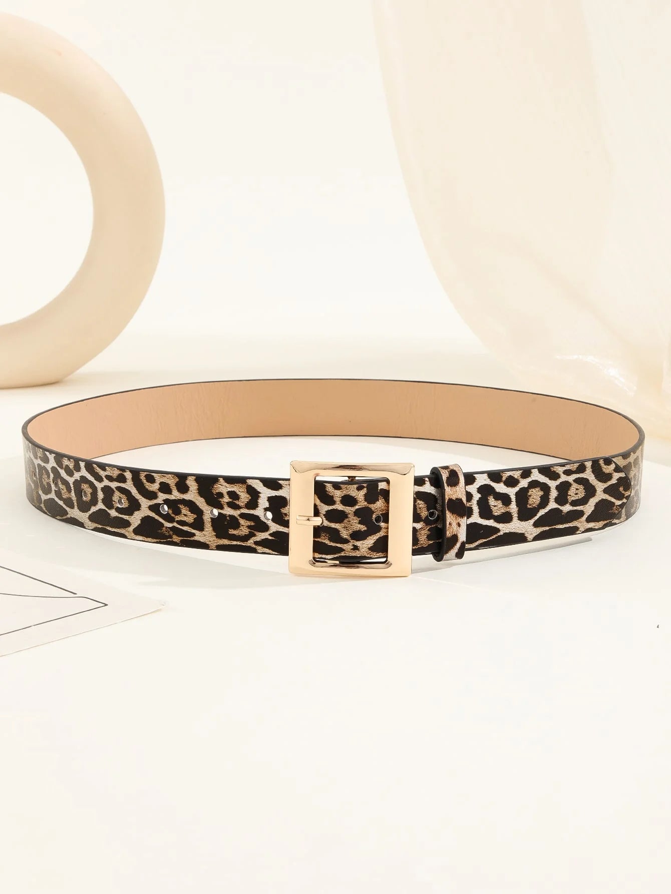 Leona Leopard Print Belt
