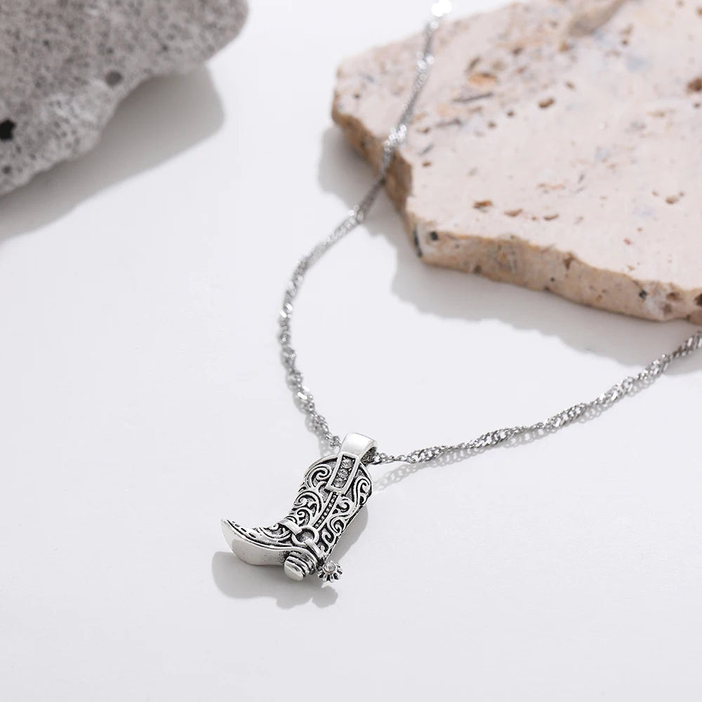 Legacy Cowgirl Boot Necklace