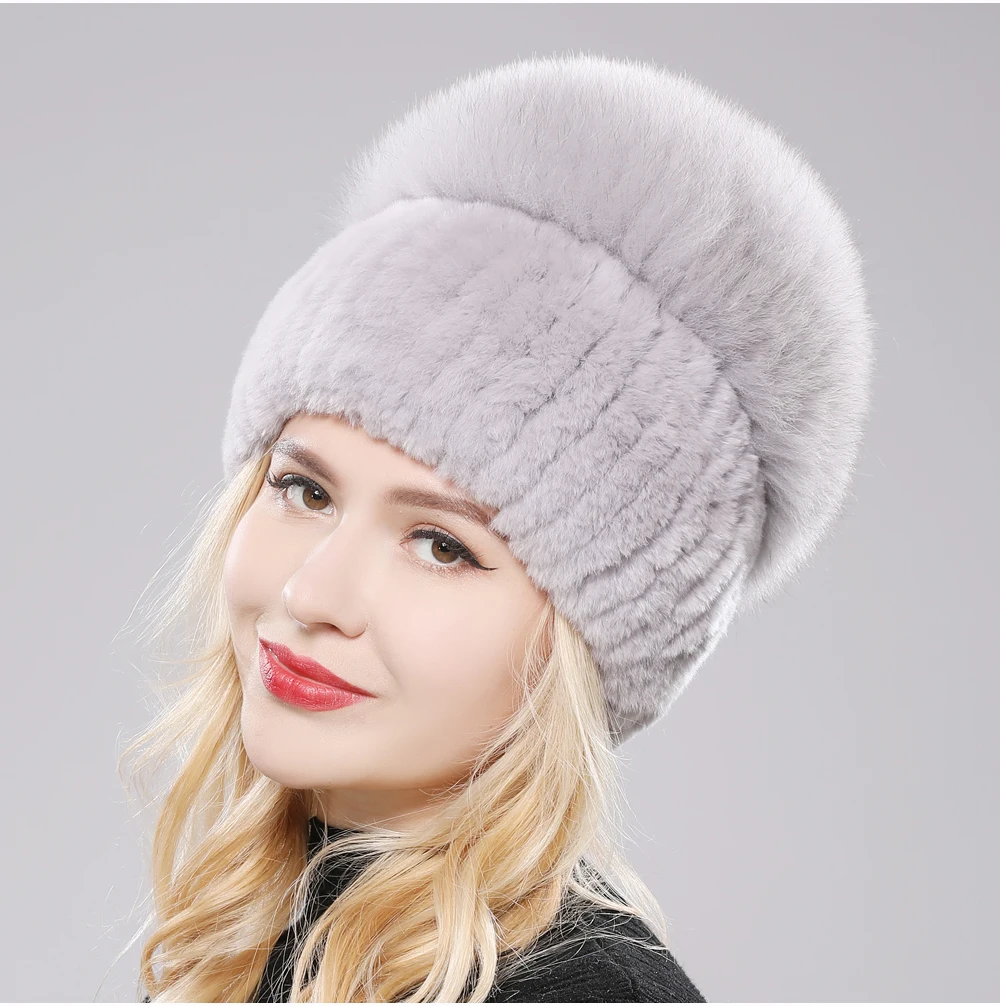 Giovanna Fox Fur Beanie