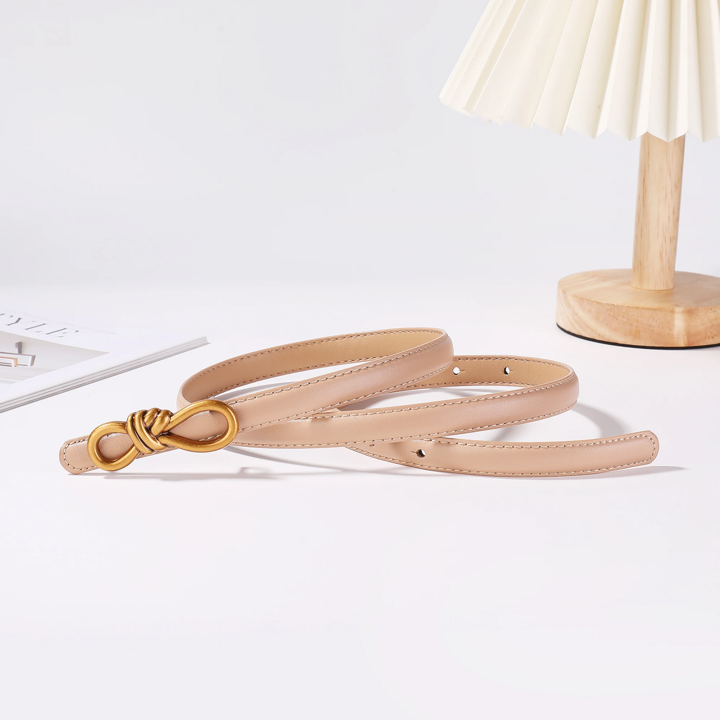 Belladonna Leather Knot Belt