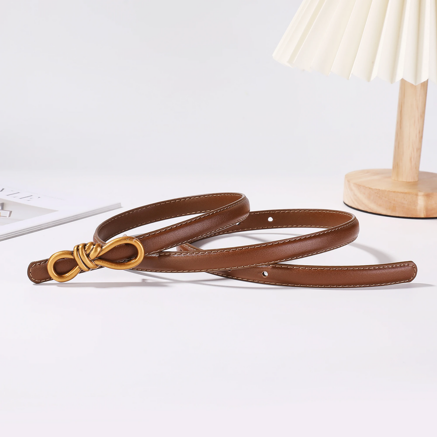 Belladonna Leather Knot Belt