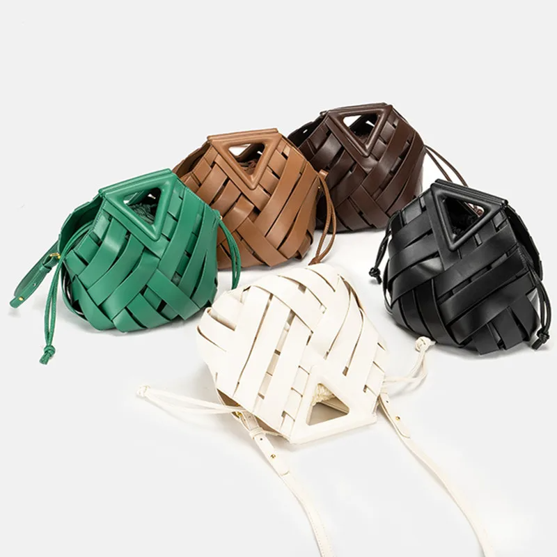 Aeris Woven Bucket Bag