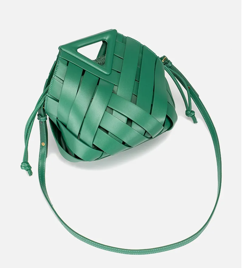 Aeris Woven Bucket Bag