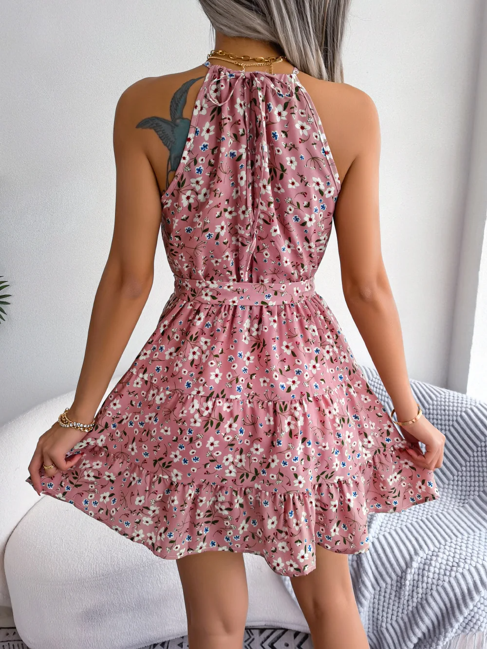 Bellavue Tiered Floral Dress