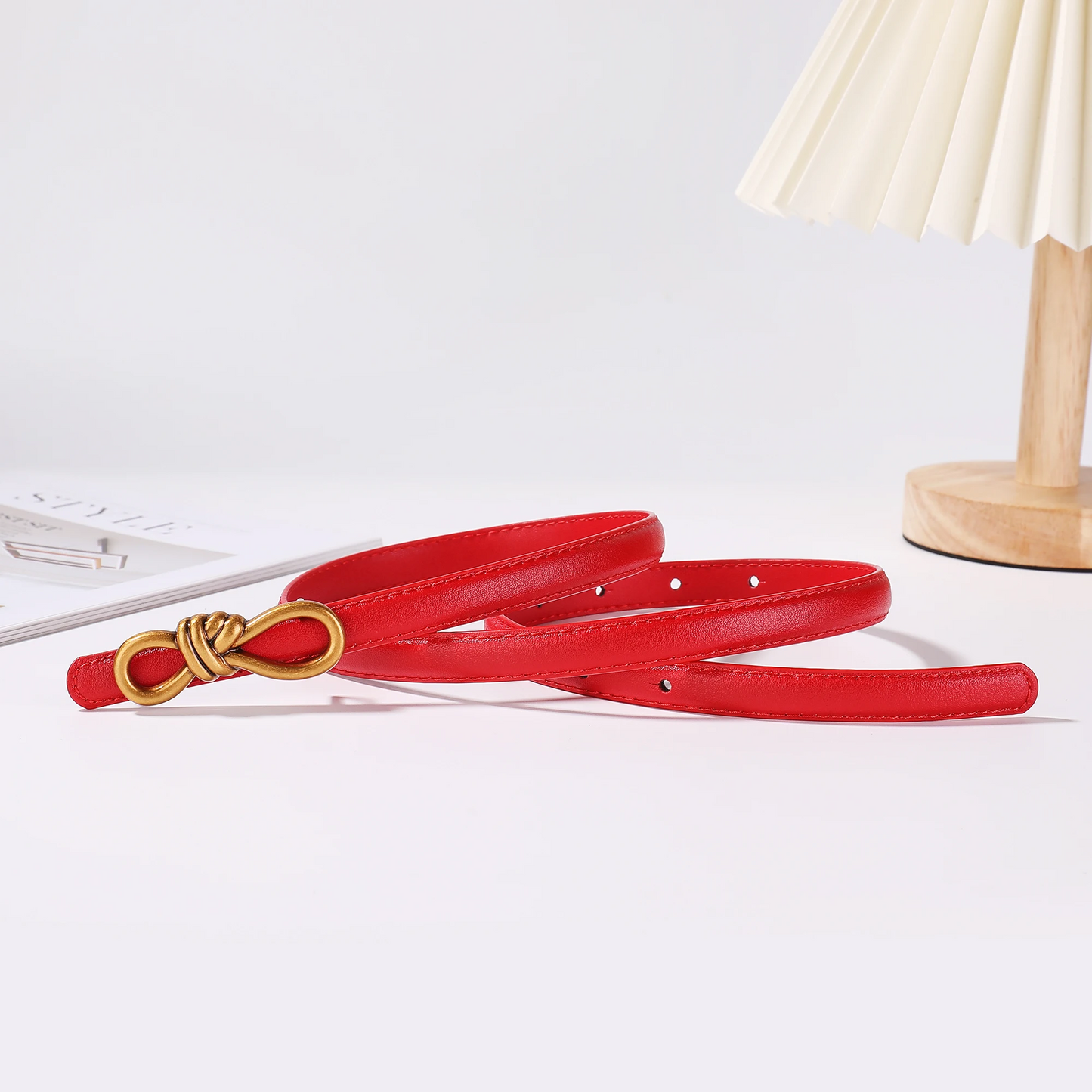 Belladonna Leather Knot Belt