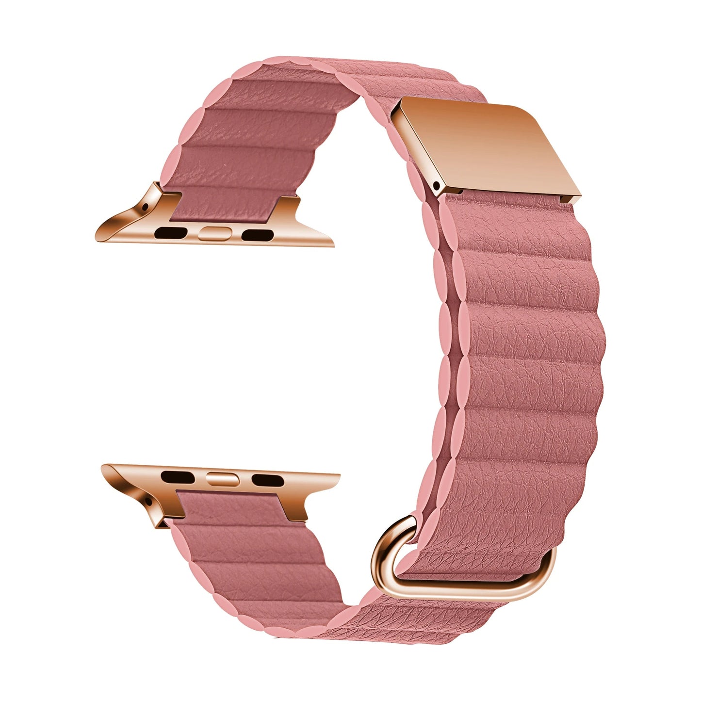Blush Ridged Apple Watch Band