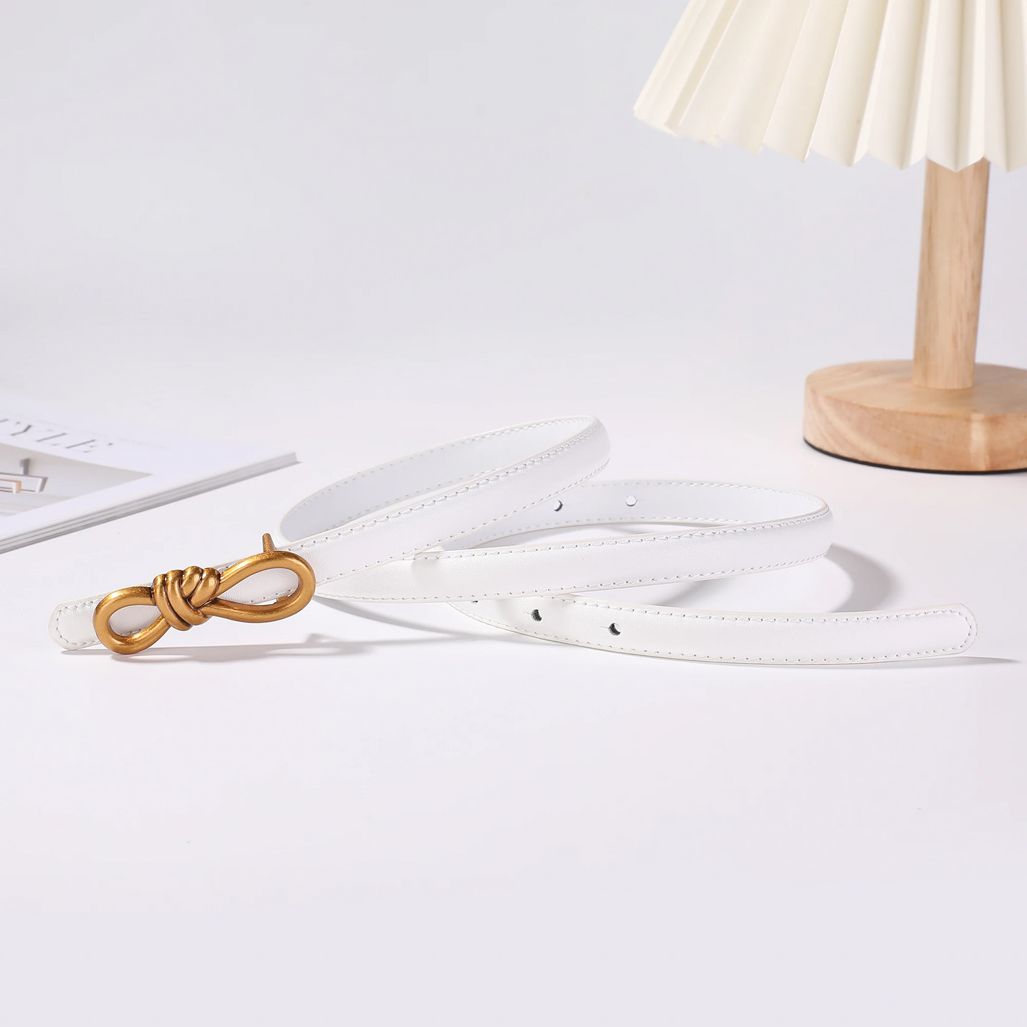 Belladonna Leather Knot Belt
