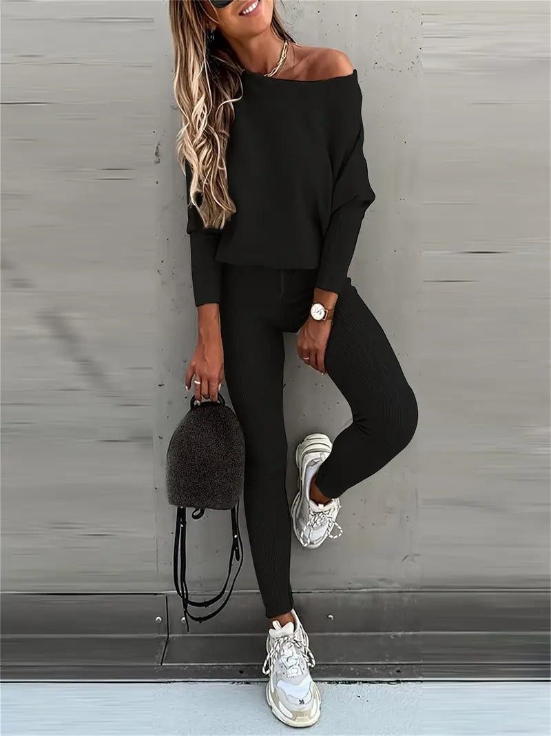 Belaire Ribbed Knit Set