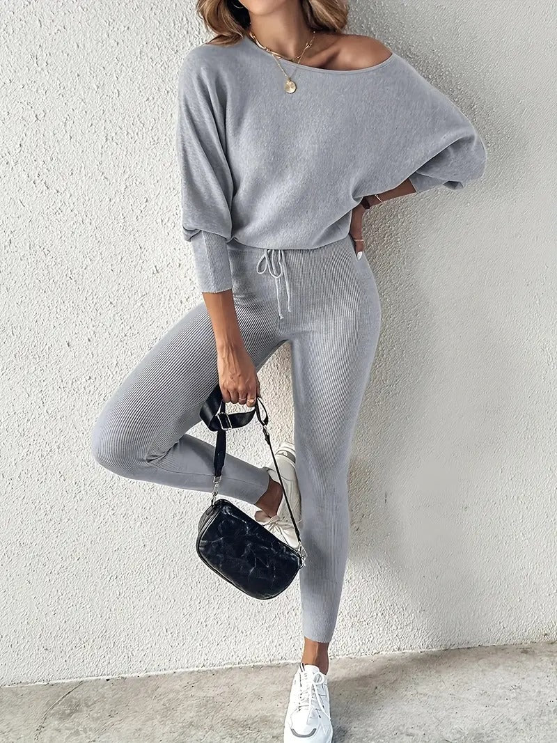 Belaire Ribbed Knit Set