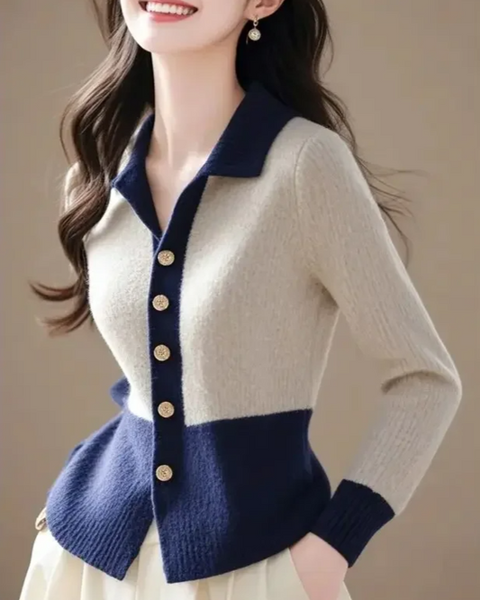 Caress Contrast Cardigan
