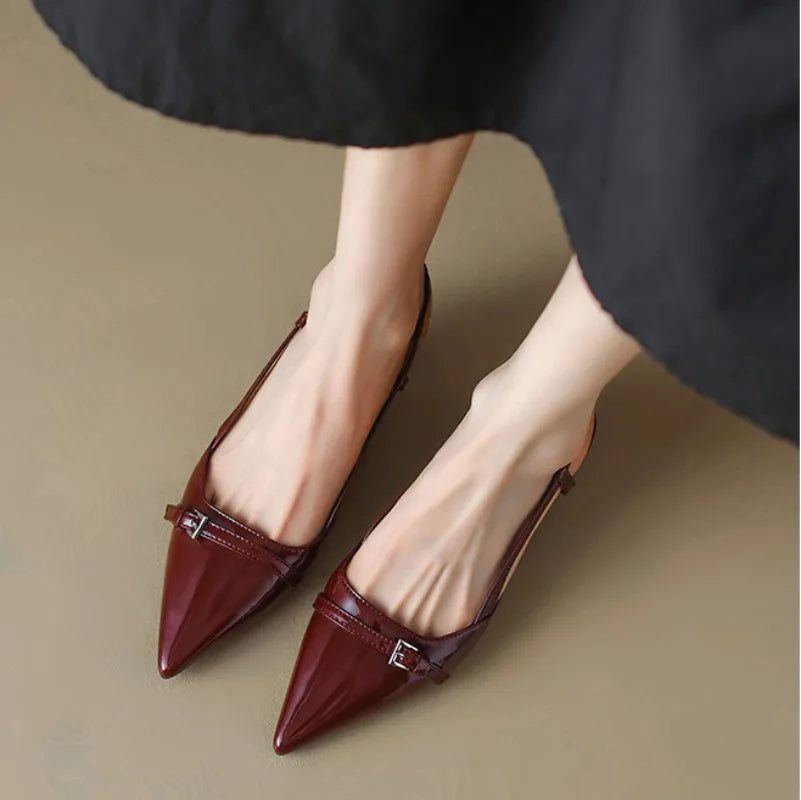 Diorcé Rouge Slingback Heel