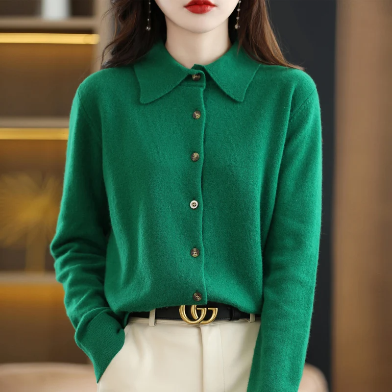 Grace Soft Knit Button-Up