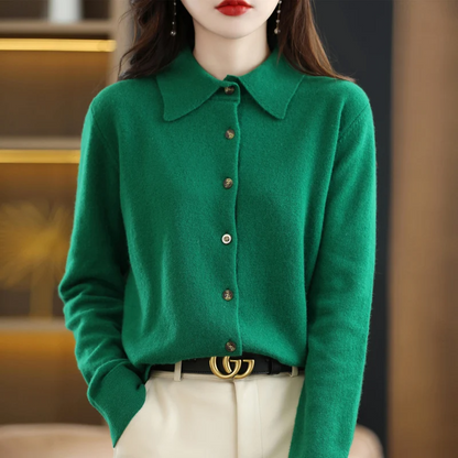 Grace Soft Knit Button-Up