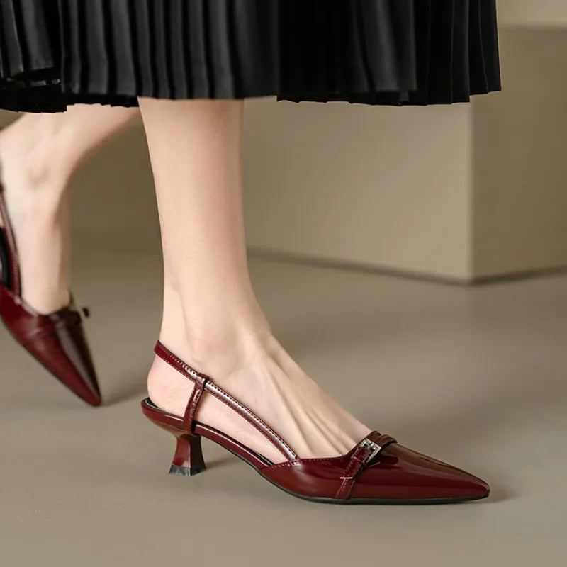 Diorcé Rouge Slingback Heel