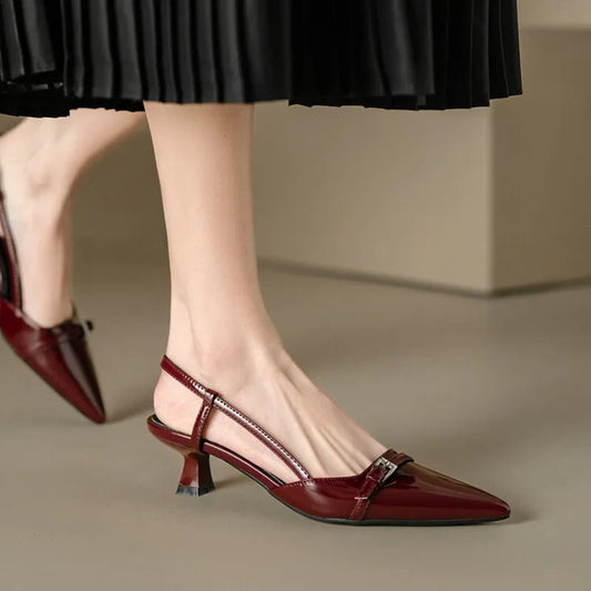 Diorcé Rouge Slingback Heel