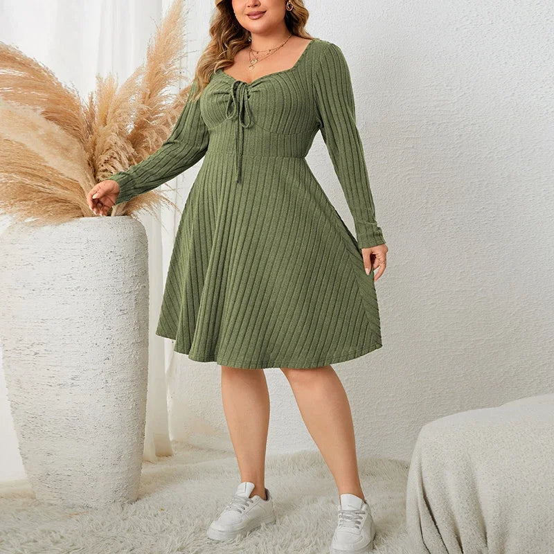 Avani Soft-Knit Ribbed Dress