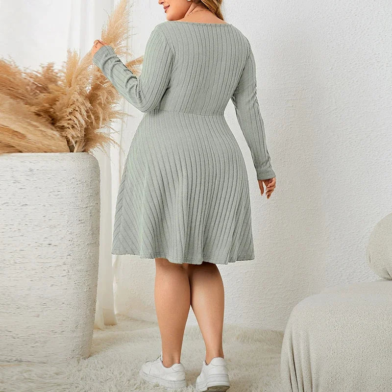 Avani Soft-Knit Ribbed Dress