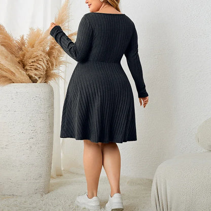 Avani Soft-Knit Ribbed Dress