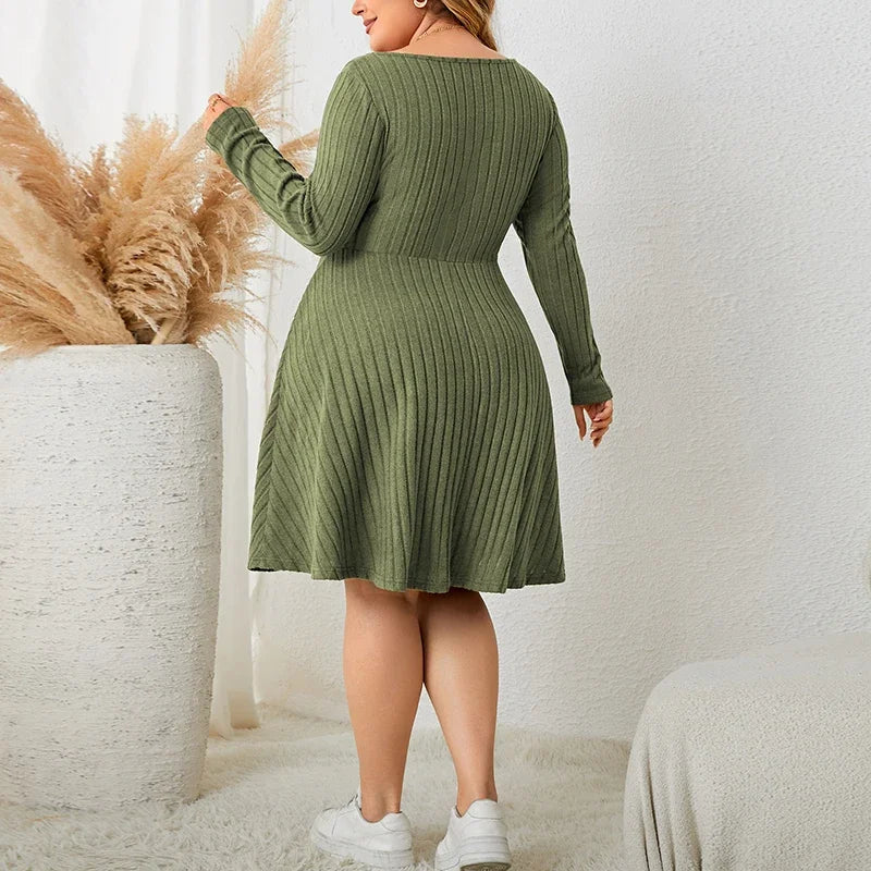 Avani Soft-Knit Ribbed Dress