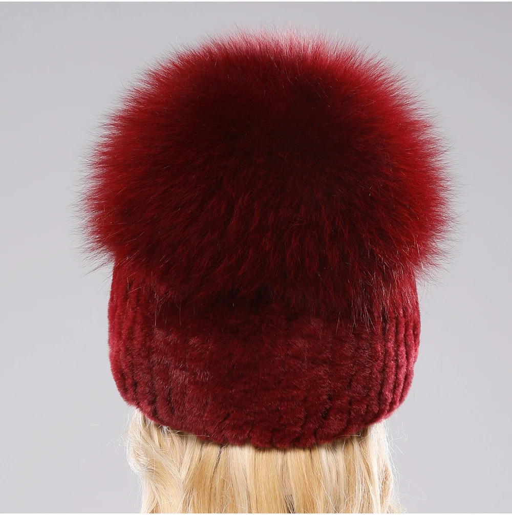 Giovanna Fox Fur Beanie
