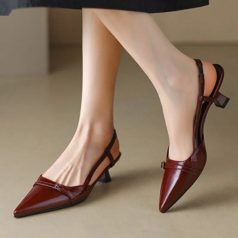 Diorcé Rouge Slingback Heel