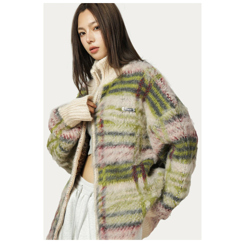 Artemis Fuzzy Knit Cardigan