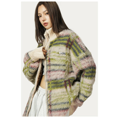 Artemis Fuzzy Knit Cardigan