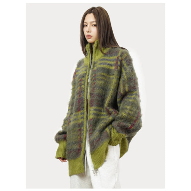Artemis Fuzzy Knit Cardigan