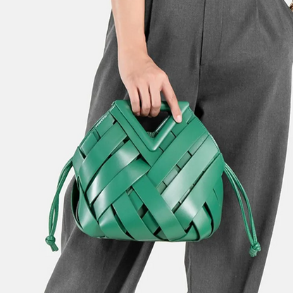 Aeris Woven Bucket Bag