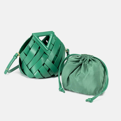 Aeris Woven Bucket Bag