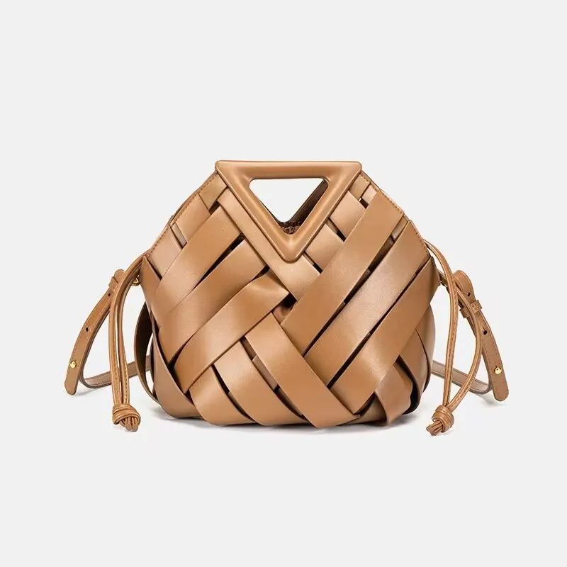 Aeris Woven Bucket Bag