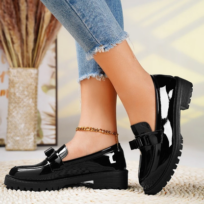 Bravado Patent Leather Bow Loafer